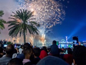 Abu Dhabi Corniche, NYE Fireworks 2019