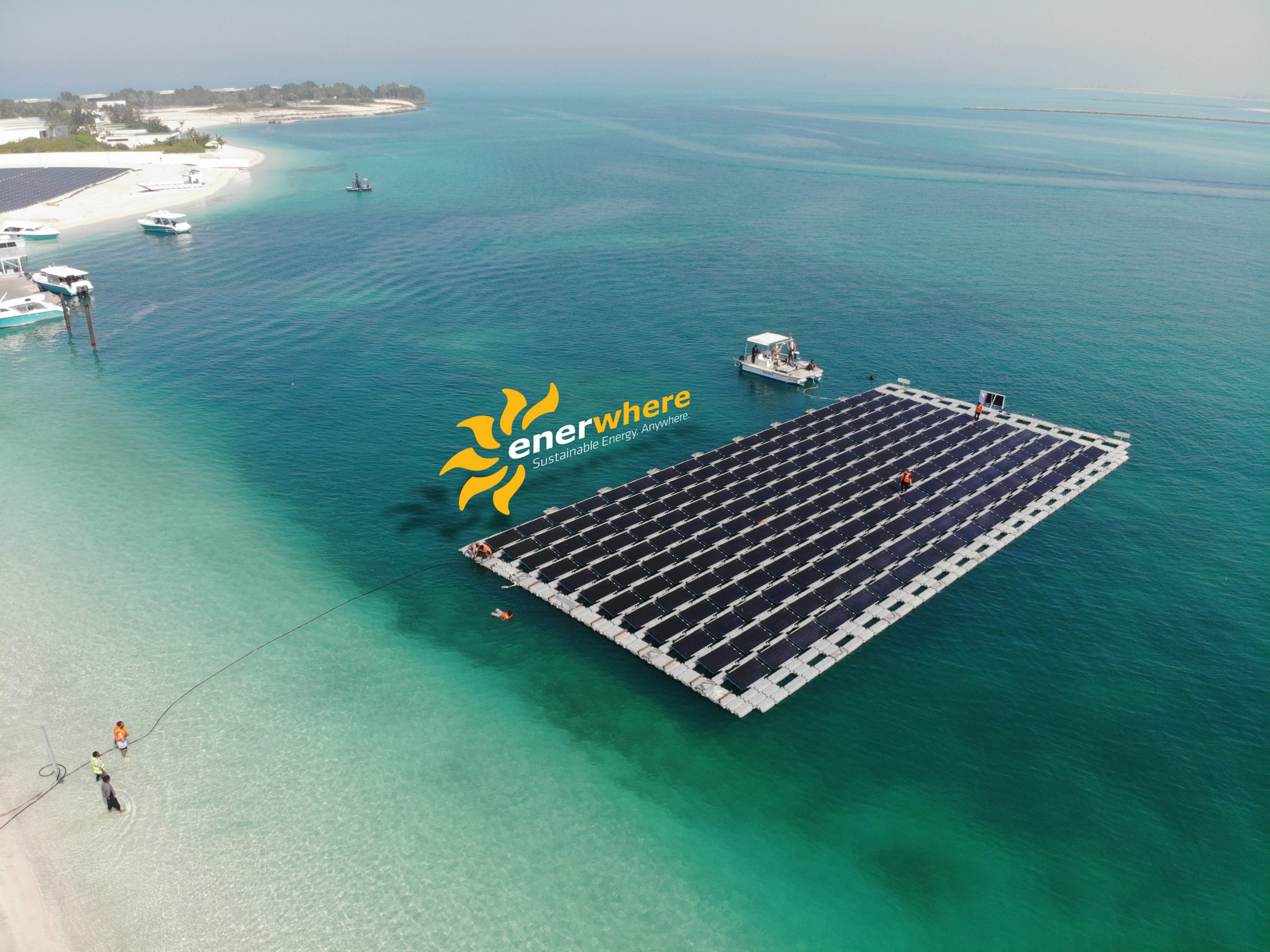 Ecocoast Awarded Ecomoor Installation for First Floating Solar Project in the UAE