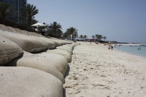 Geosynthetics as alternative solution for coastal protection