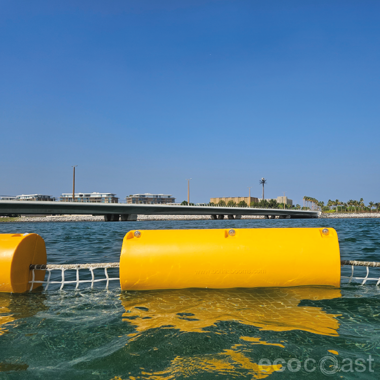 bolina shark safety net booms resort protection