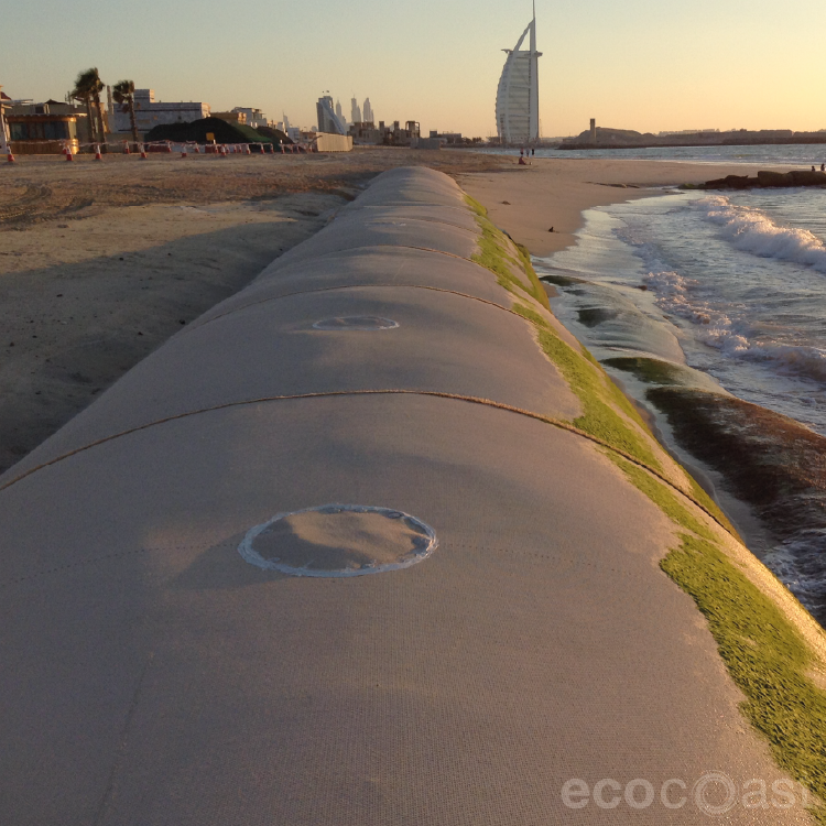 ecobag coastal protection tubes burj al arab