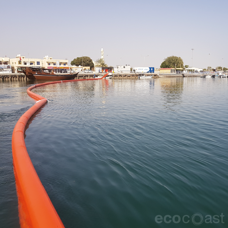 ecobarrier inflatable oil booms kalba uae