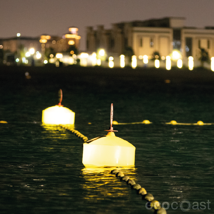 ecobarrier light buoys night swimming