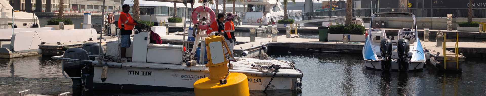 Ecocoast's Water Quality Monitoring (WQM) Buoy