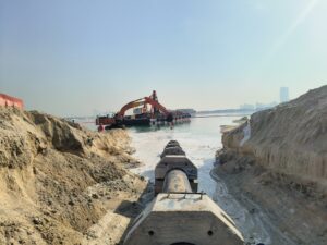 Silt control at Six Senses The Palm development